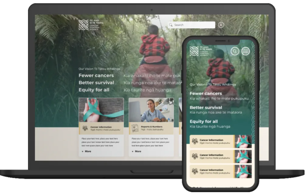 Te Aho website redesign